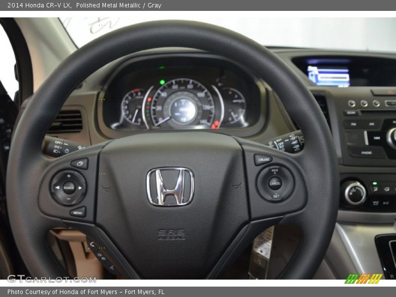 Polished Metal Metallic / Gray 2014 Honda CR-V LX