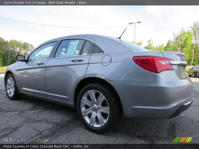 Billet Silver Metallic / Black 2014 Chrysler 200 LX Sedan