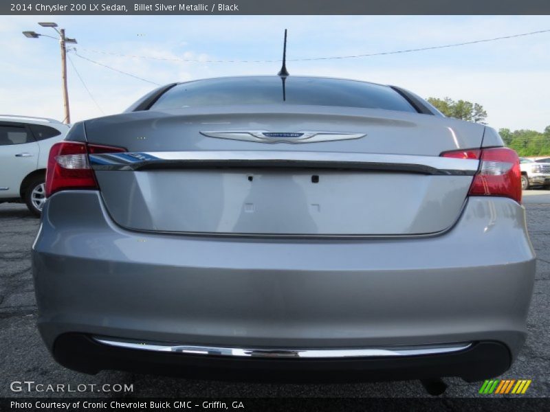 Billet Silver Metallic / Black 2014 Chrysler 200 LX Sedan
