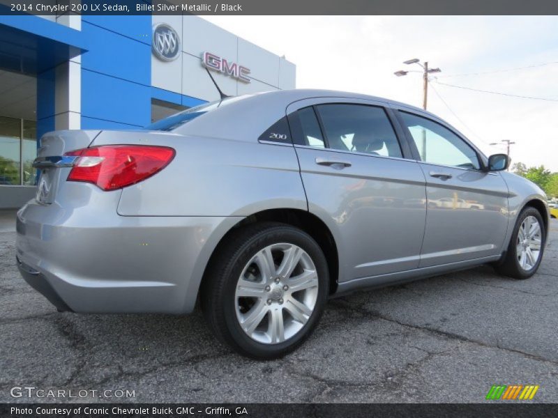 Billet Silver Metallic / Black 2014 Chrysler 200 LX Sedan