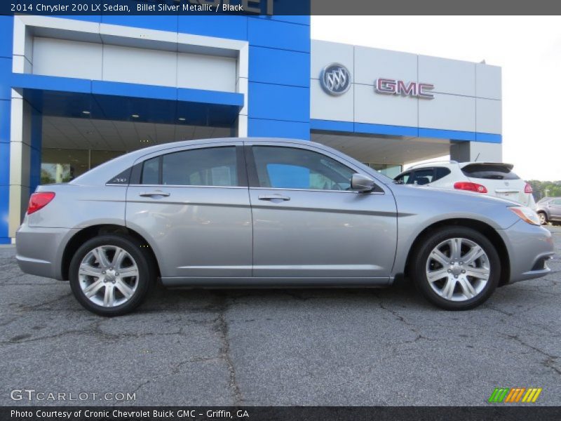 Billet Silver Metallic / Black 2014 Chrysler 200 LX Sedan