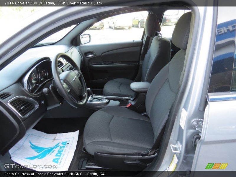 Billet Silver Metallic / Black 2014 Chrysler 200 LX Sedan