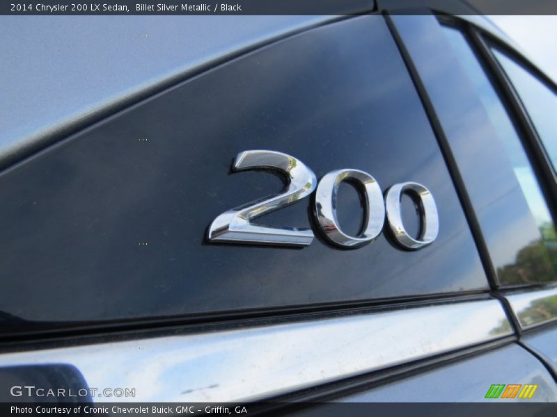 Billet Silver Metallic / Black 2014 Chrysler 200 LX Sedan