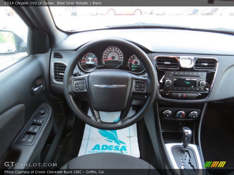 Billet Silver Metallic / Black 2014 Chrysler 200 LX Sedan