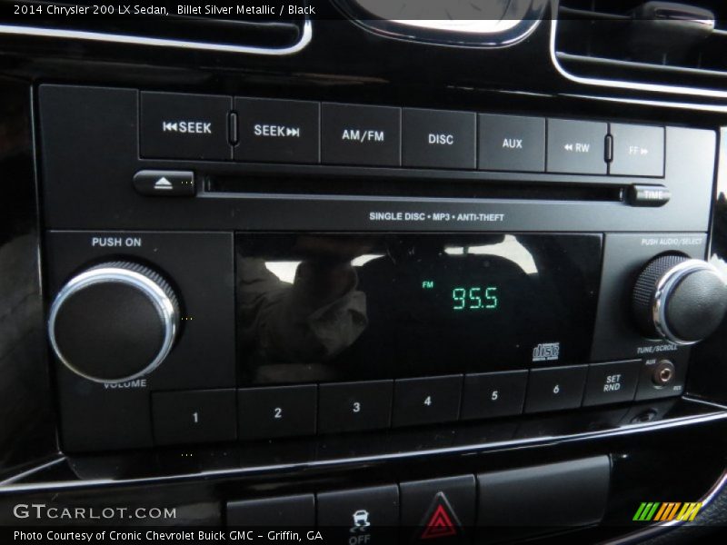 Billet Silver Metallic / Black 2014 Chrysler 200 LX Sedan