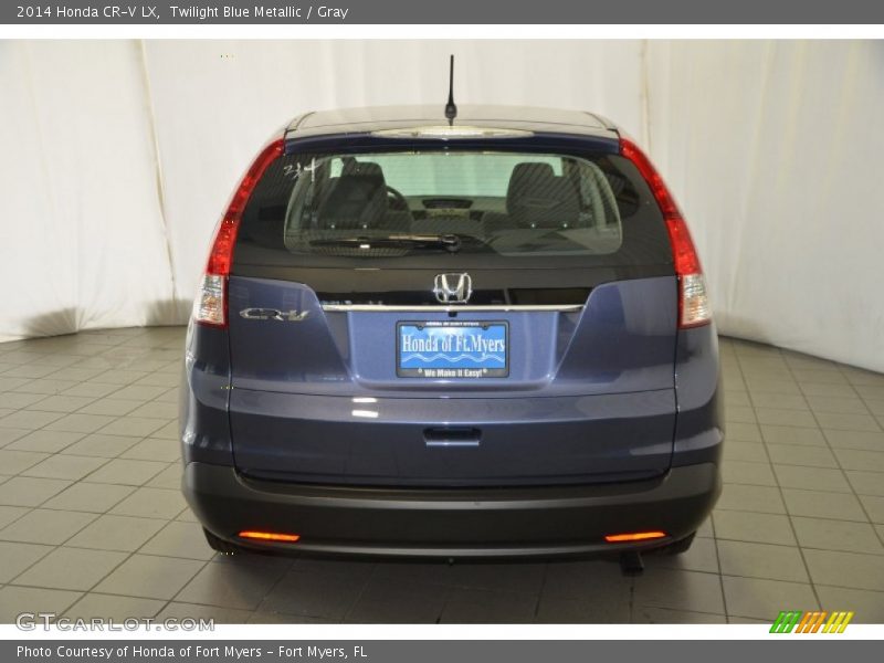 Twilight Blue Metallic / Gray 2014 Honda CR-V LX