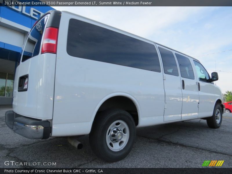 Summit White / Medium Pewter 2014 Chevrolet Express 3500 Passenger Extended LT