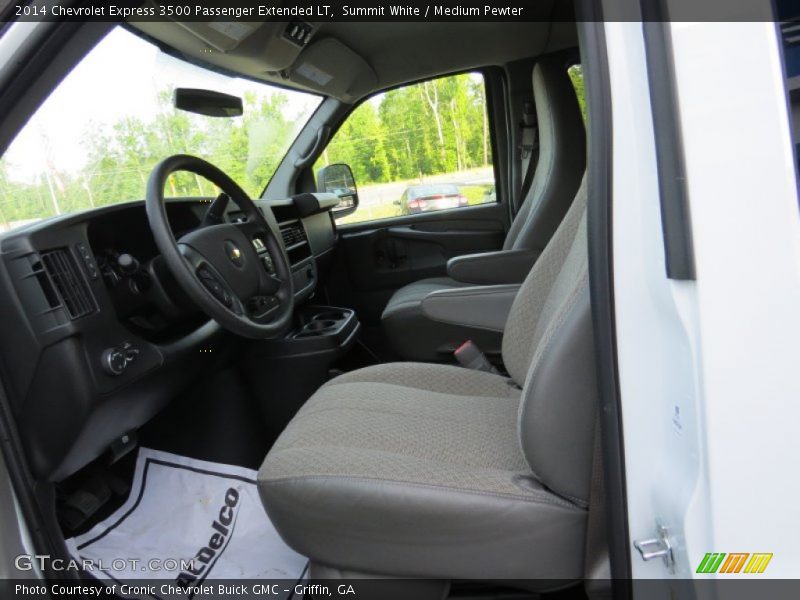 Summit White / Medium Pewter 2014 Chevrolet Express 3500 Passenger Extended LT