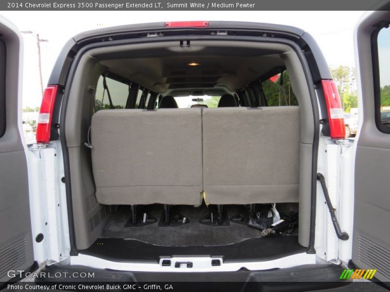 Summit White / Medium Pewter 2014 Chevrolet Express 3500 Passenger Extended LT