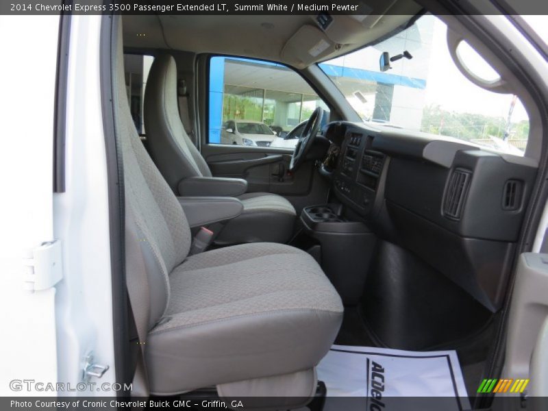 Summit White / Medium Pewter 2014 Chevrolet Express 3500 Passenger Extended LT