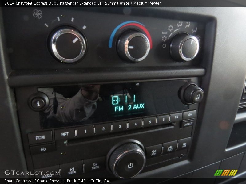 Summit White / Medium Pewter 2014 Chevrolet Express 3500 Passenger Extended LT