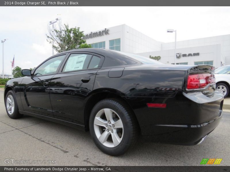 Pitch Black / Black 2014 Dodge Charger SE