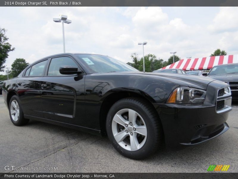 Pitch Black / Black 2014 Dodge Charger SE