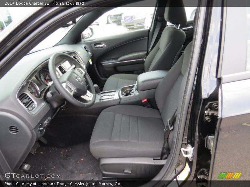 Pitch Black / Black 2014 Dodge Charger SE