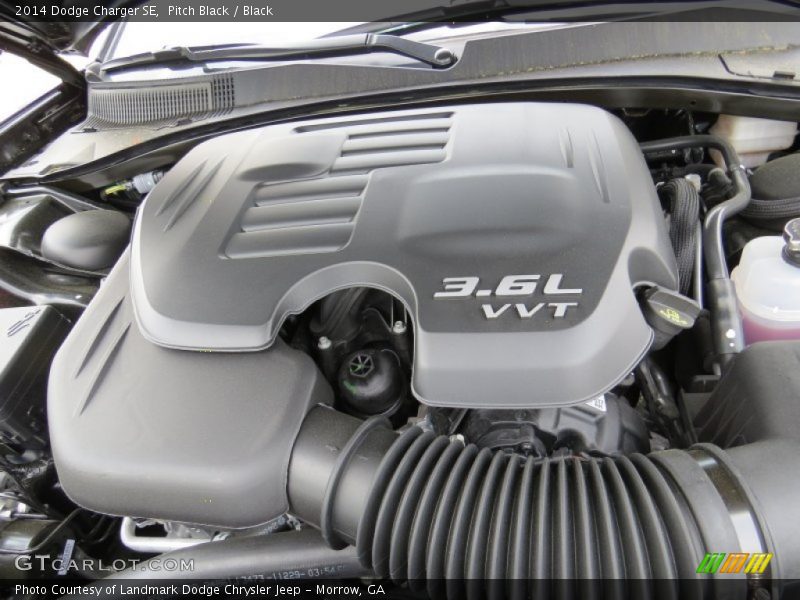 Pitch Black / Black 2014 Dodge Charger SE