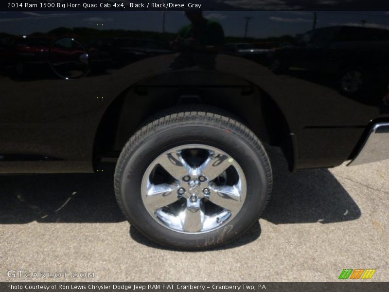 Black / Black/Diesel Gray 2014 Ram 1500 Big Horn Quad Cab 4x4