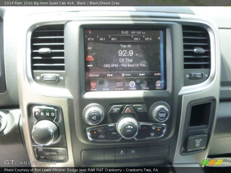 Black / Black/Diesel Gray 2014 Ram 1500 Big Horn Quad Cab 4x4