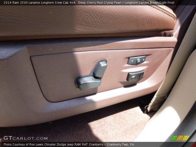 Deep Cherry Red Crystal Pearl / Longhorn Canyon Brown/Light Frost 2014 Ram 1500 Laramie Longhorn Crew Cab 4x4