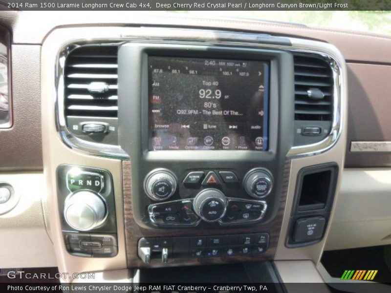 Deep Cherry Red Crystal Pearl / Longhorn Canyon Brown/Light Frost 2014 Ram 1500 Laramie Longhorn Crew Cab 4x4