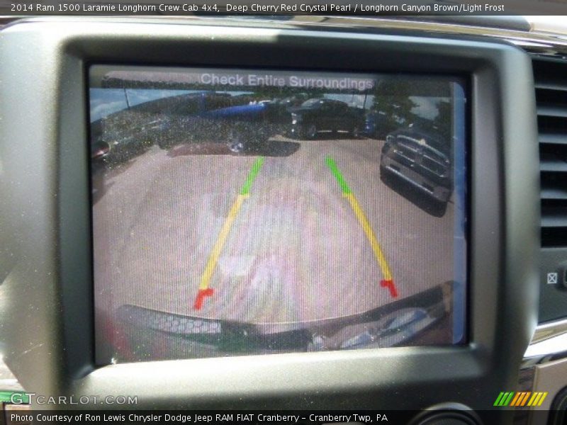 Deep Cherry Red Crystal Pearl / Longhorn Canyon Brown/Light Frost 2014 Ram 1500 Laramie Longhorn Crew Cab 4x4
