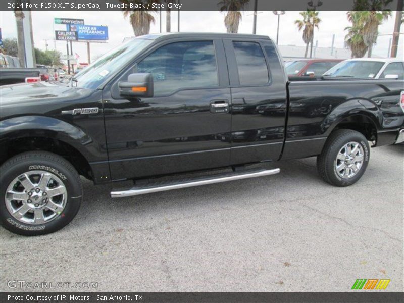 Tuxedo Black / Steel Grey 2014 Ford F150 XLT SuperCab