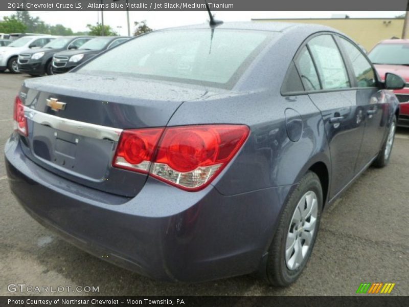 Atlantis Blue Metallic / Jet Black/Medium Titanium 2014 Chevrolet Cruze LS