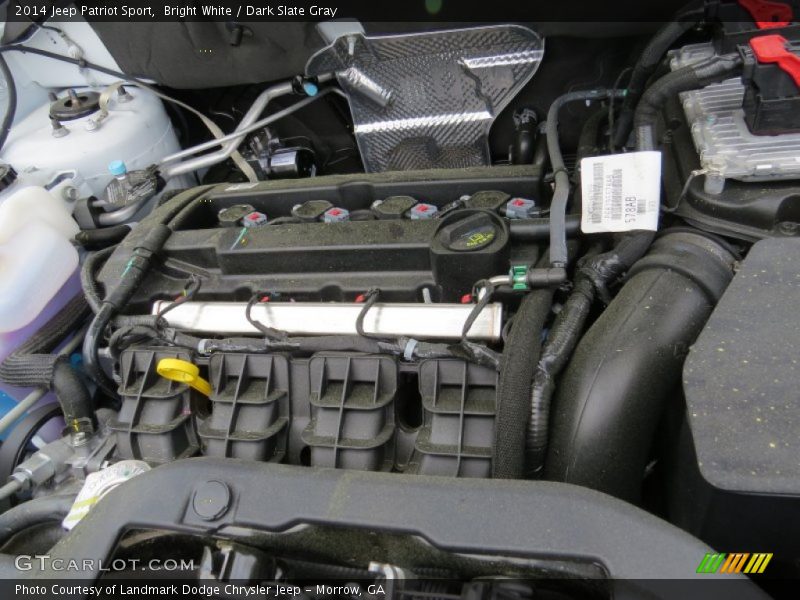 Bright White / Dark Slate Gray 2014 Jeep Patriot Sport