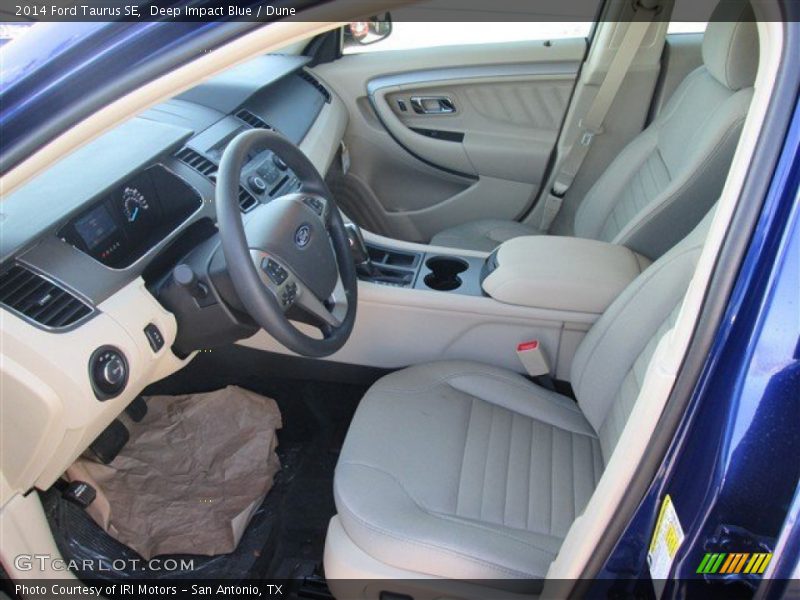 Deep Impact Blue / Dune 2014 Ford Taurus SE