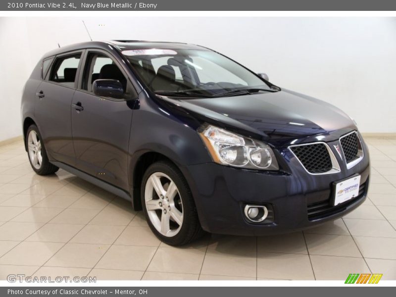 Navy Blue Metallic / Ebony 2010 Pontiac Vibe 2.4L