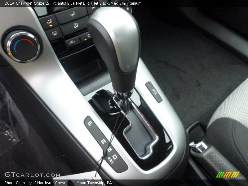 Atlantis Blue Metallic / Jet Black/Medium Titanium 2014 Chevrolet Cruze LS