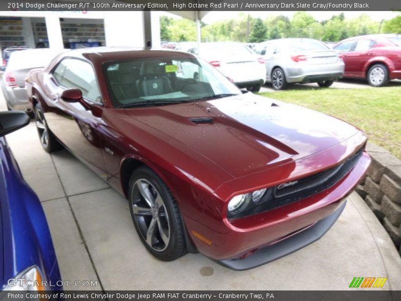 High Octane Red Pearl / Anniversary Dark Slate Gray/Foundry Black 2014 Dodge Challenger R/T 100th Anniversary Edition