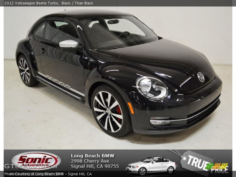 Black / Titan Black 2012 Volkswagen Beetle Turbo