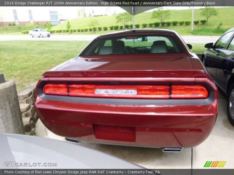 High Octane Red Pearl / Anniversary Dark Slate Gray/Foundry Black 2014 Dodge Challenger R/T 100th Anniversary Edition
