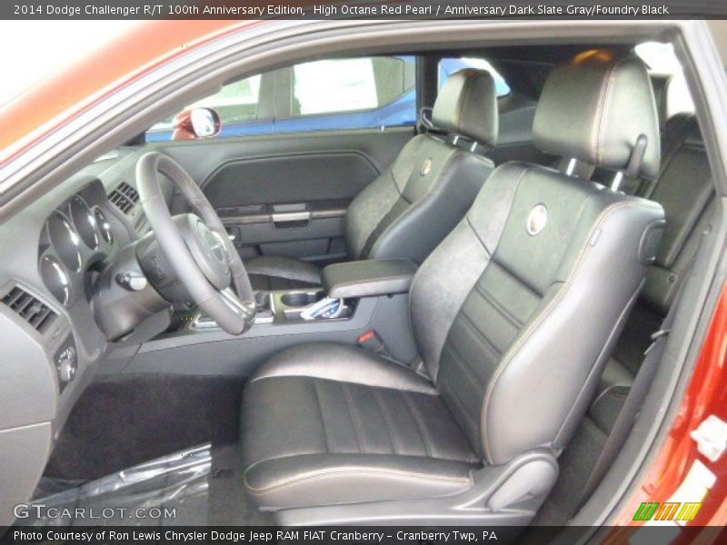 High Octane Red Pearl / Anniversary Dark Slate Gray/Foundry Black 2014 Dodge Challenger R/T 100th Anniversary Edition