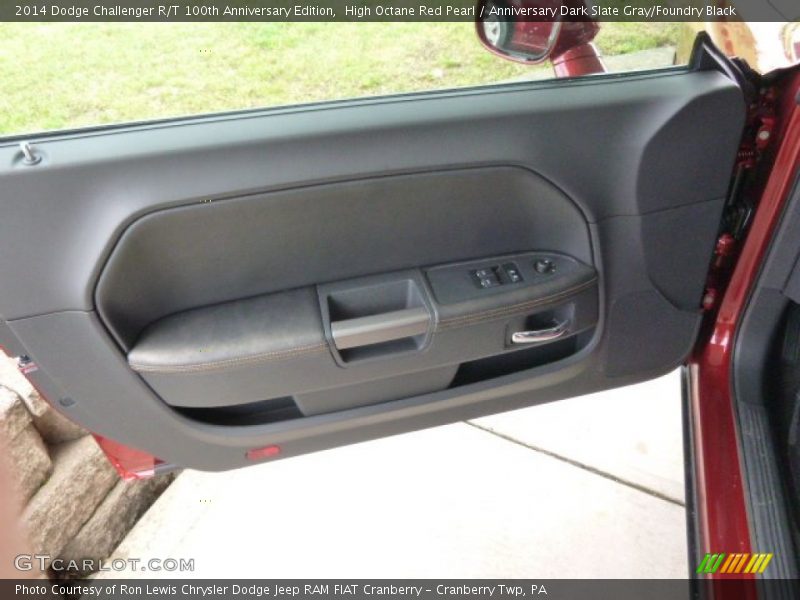 High Octane Red Pearl / Anniversary Dark Slate Gray/Foundry Black 2014 Dodge Challenger R/T 100th Anniversary Edition
