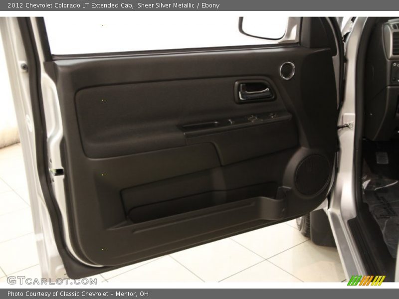 Sheer Silver Metallic / Ebony 2012 Chevrolet Colorado LT Extended Cab