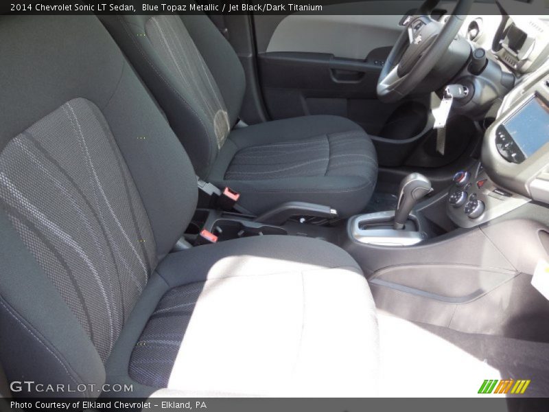 Blue Topaz Metallic / Jet Black/Dark Titanium 2014 Chevrolet Sonic LT Sedan