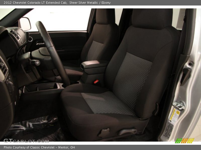 Sheer Silver Metallic / Ebony 2012 Chevrolet Colorado LT Extended Cab