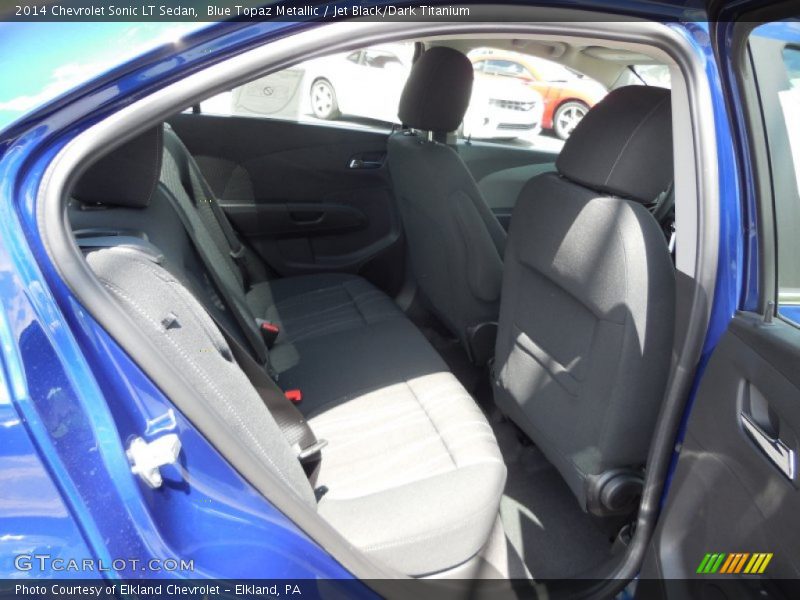 Blue Topaz Metallic / Jet Black/Dark Titanium 2014 Chevrolet Sonic LT Sedan