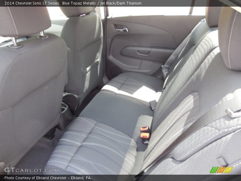 Blue Topaz Metallic / Jet Black/Dark Titanium 2014 Chevrolet Sonic LT Sedan