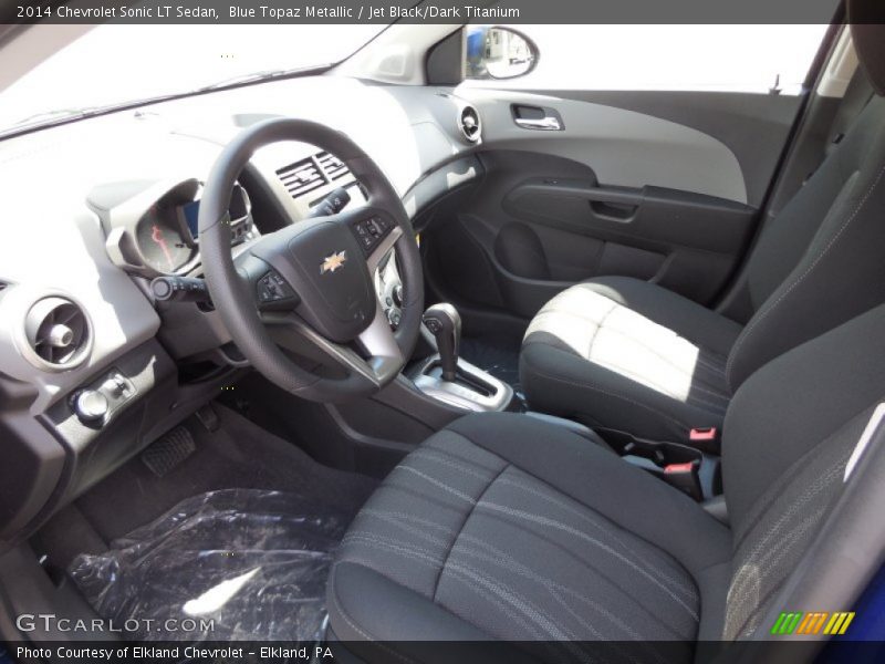 Blue Topaz Metallic / Jet Black/Dark Titanium 2014 Chevrolet Sonic LT Sedan