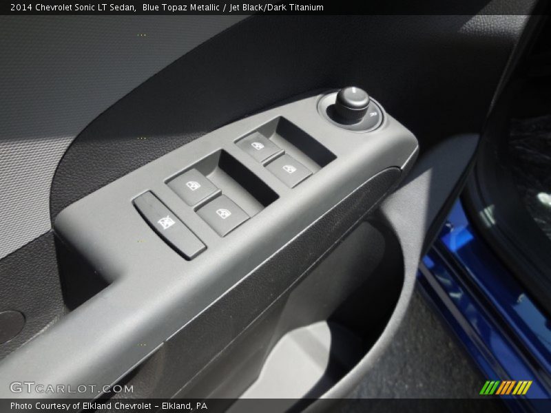 Blue Topaz Metallic / Jet Black/Dark Titanium 2014 Chevrolet Sonic LT Sedan