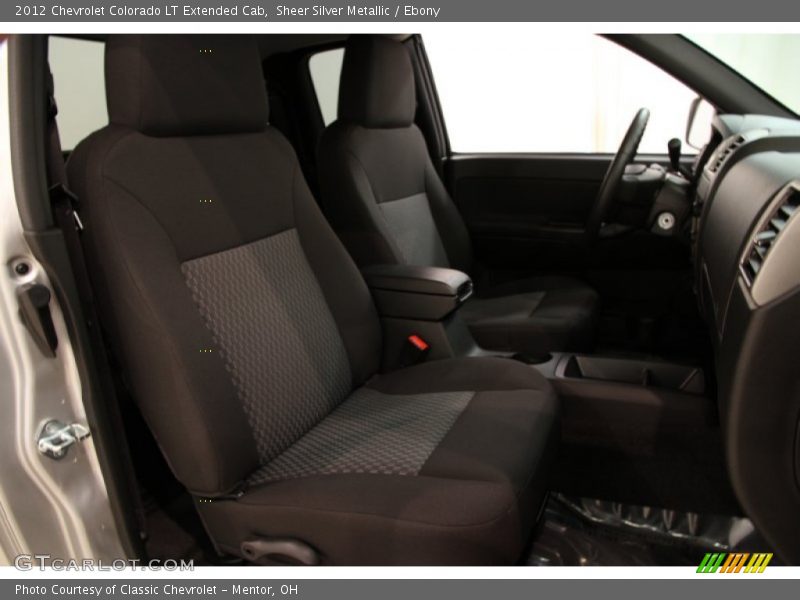 Sheer Silver Metallic / Ebony 2012 Chevrolet Colorado LT Extended Cab