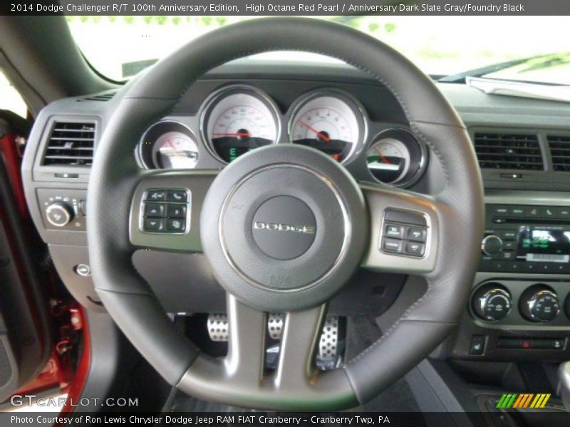 High Octane Red Pearl / Anniversary Dark Slate Gray/Foundry Black 2014 Dodge Challenger R/T 100th Anniversary Edition