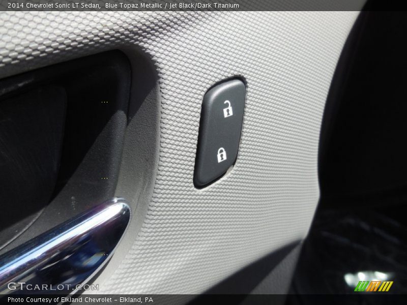 Blue Topaz Metallic / Jet Black/Dark Titanium 2014 Chevrolet Sonic LT Sedan