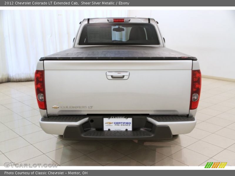 Sheer Silver Metallic / Ebony 2012 Chevrolet Colorado LT Extended Cab