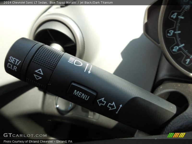 Blue Topaz Metallic / Jet Black/Dark Titanium 2014 Chevrolet Sonic LT Sedan