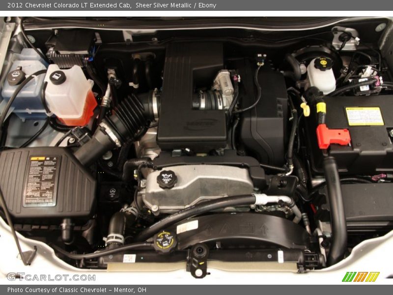 Sheer Silver Metallic / Ebony 2012 Chevrolet Colorado LT Extended Cab