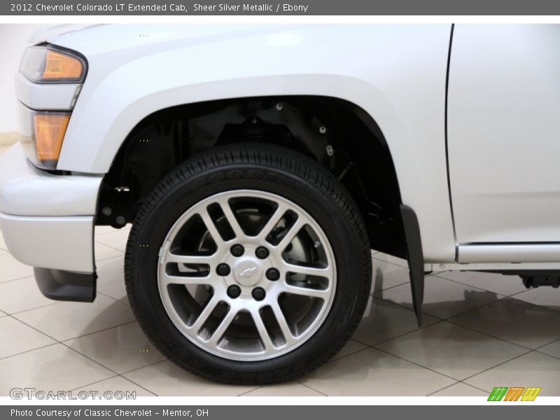 Sheer Silver Metallic / Ebony 2012 Chevrolet Colorado LT Extended Cab