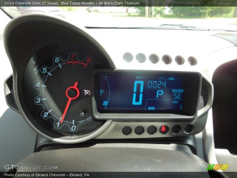 Blue Topaz Metallic / Jet Black/Dark Titanium 2014 Chevrolet Sonic LT Sedan